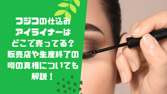 フジコの仕込みアイライナーはどこで売ってる？