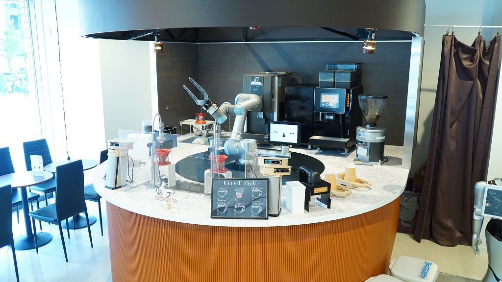 コーヒーマシン-アームロボット